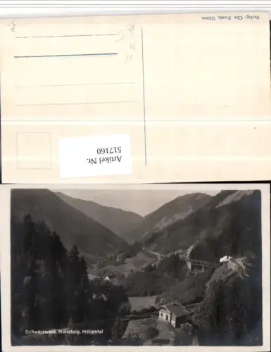 517160,Schwarzwald Höllsteig im Höllental b. Breitnau Viadukt Brücke