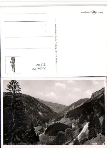 517163,Höllental m. Ravennabrücke Brücke im Schwarzwald b. Breitnau