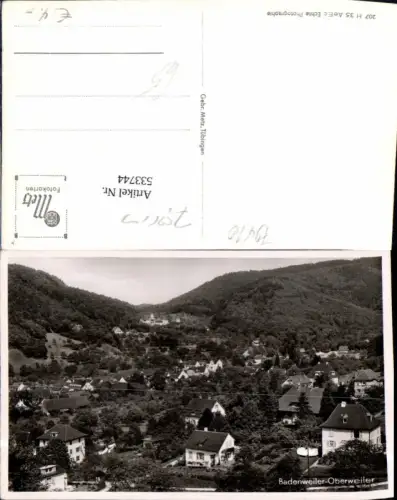 533744,tolle Foto-AK Badenweiler Oberweiler b. Freiburg im Breisgau
