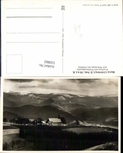 533802,Maria Lindenberg St. Peter gegen Feldberg Freiburg