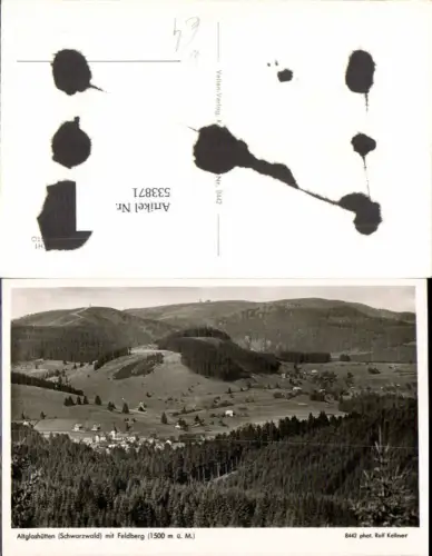 533871,Altglashütten im Schwarzwald m. Feldberg pub Rolf Kellner 8442