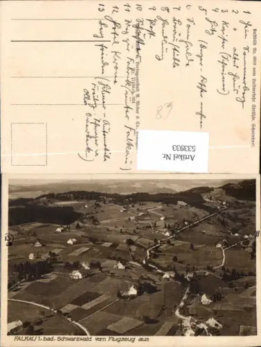 533933,Fliegeraufnahme Falkau Schwarzwald Feldberg pub Strähle Luftbild Schorndorf 6018