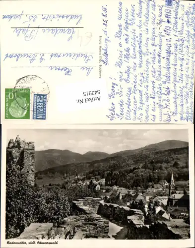 542915,Badenweiler Ruine Blick