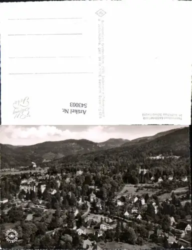 543003,Foto Ak Badenweiler Schwarzwald Totale