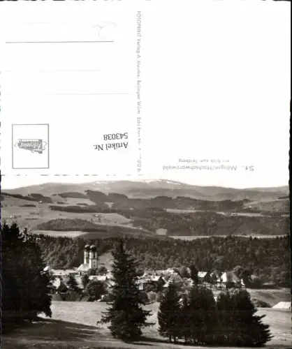 543038,St. Märgen Schwarzwald Blick zum Feldberg