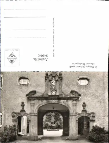543040,St. Märgen Schwarzwald Ehemalige Klosterportal
