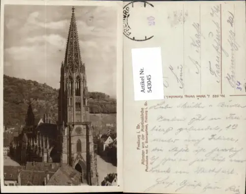 543045,Freiburg i. Breisgau Münster v. d. Martinskirche