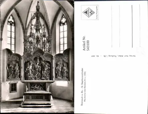 543100,Breisach a. Rhein St Stephansmünster Hochaltar Kirche