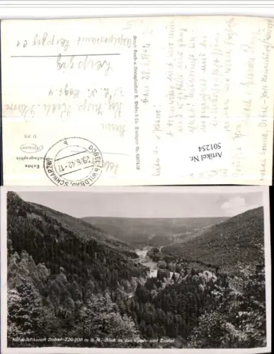 501254,Dobel Eyach- und Enztal Feldpost Regiment 4 Leipzig