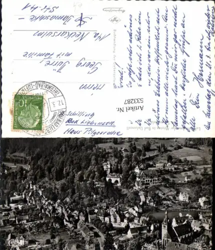 533287, Luftaufnahme der mission in Bad Liebenzell