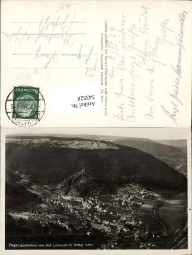 543528,tolle Fliegeraufnahme Bad Liebenzell Schwarzwald Lk Calw