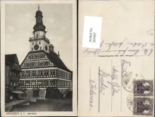 365947,Kirchheim unter Teck Rathaus