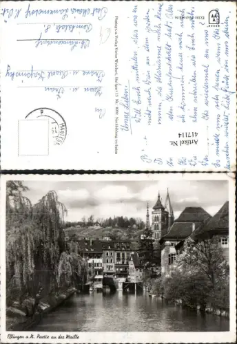 417114,Esslingen am Neckar Partie an d. Maille Fluss