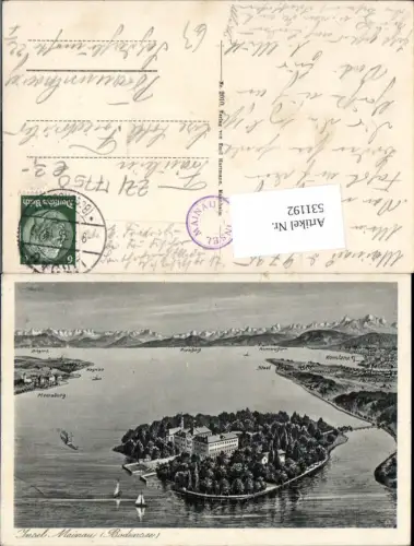 531192,Künstler AK Eugen Felle Insel Mainau im Bodensee Konstanz