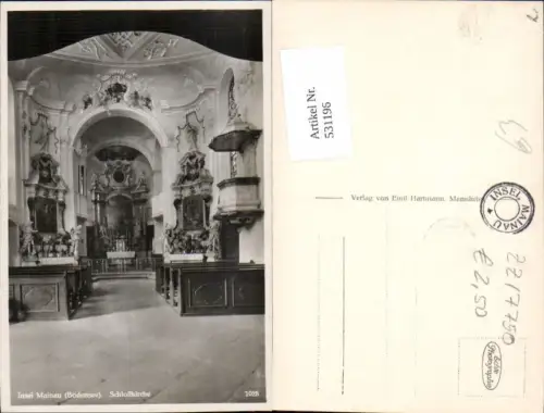 531196,Insel Mainau im Bodensee Konstanz Schloßkirche Innen