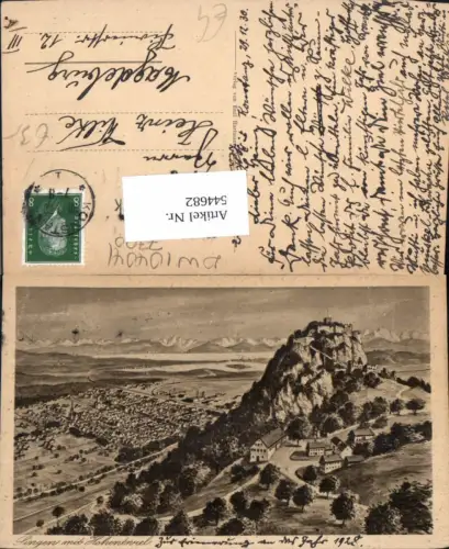 544682,tolle Künstler AK Singen Hohentwiel