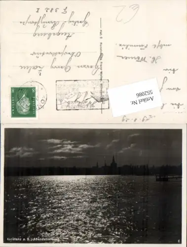 552086,Konstanz am Bodensee Abendstimmung