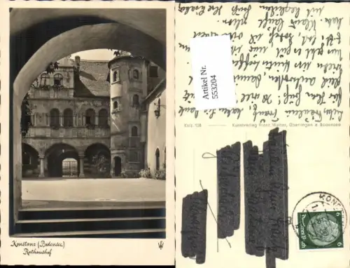 553204,Konstanz am Bodensee Rathaushof Rathaus