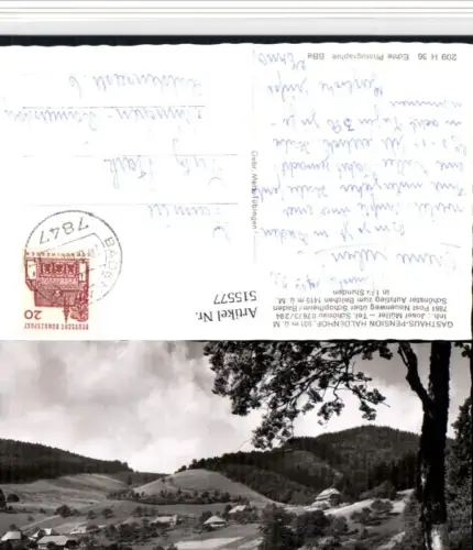 515577,Gasthaus Pension Haldenhof b. Schönau Neuenweg Schopfheim