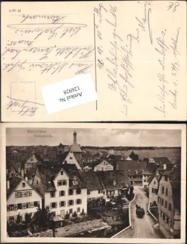 126928,Bietigheim Metterbrücke 1920