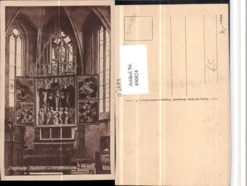 490824,Creglingen Herrgottskirche Hochaltar Altar