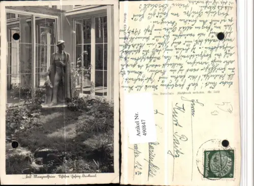 490847,Bad Mergentheim Schäfer Gehrig-Denkmal Statue