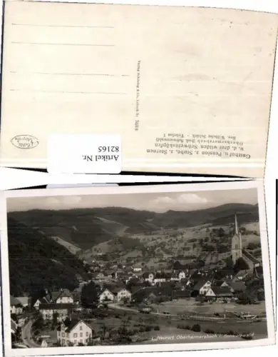 82165,Oberharmersbach Schwarzwald 1935