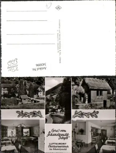 345096,Oberharmersbach im Schwarzwald Gasthaus Wassermühle Mehrbildkarte