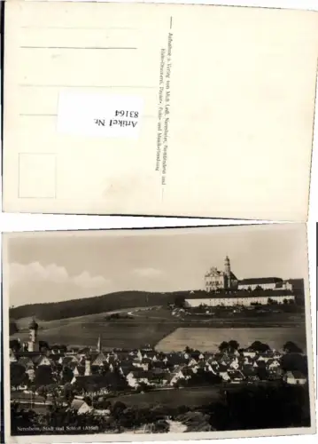 83164,Neresheim m. Schloss 1935