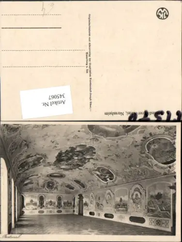 345067,Neresheim Benediktiner-Abtei Festsaal Innenansicht