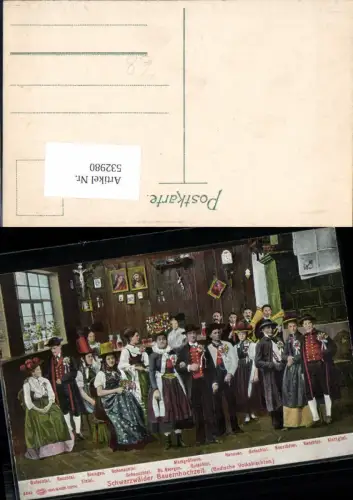 532980,Schwarzwald Bauernhochzeit Trachten Volkstrachten Gutach Schongau Hanau Neustadt