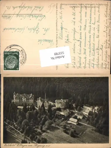 533789,tolle Fliegeraufnahme Villingen Waldhotel Schwenningen