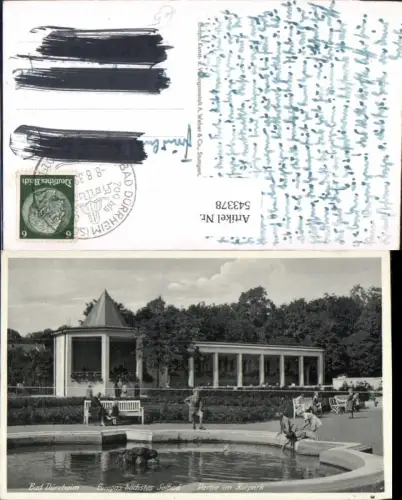 543378,Bad Dürrheim Schwarzwald Partie Kurpark Quelle