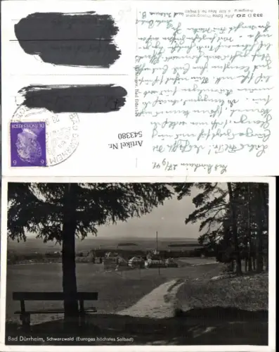 543380,Bad Dürrheim Schwarzwald Wegpartie