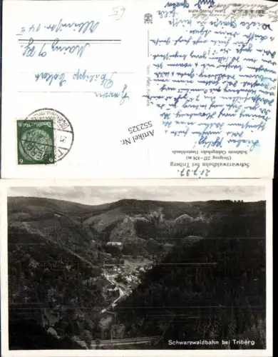 552325,Schwarzwaldbahn bei Triberg im Schwarzwald