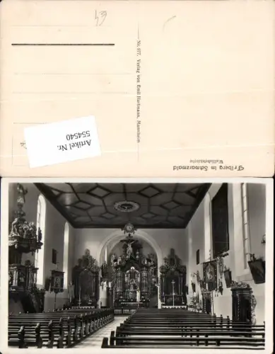 554540,Triberg im Schwarzwald Kirche Innen