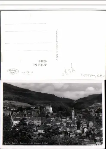 493161,Baden-Baden Teilansicht m. Neuem Schloss