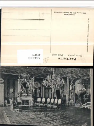 493170,Baden-Baden Konversationshaus Saal Louis