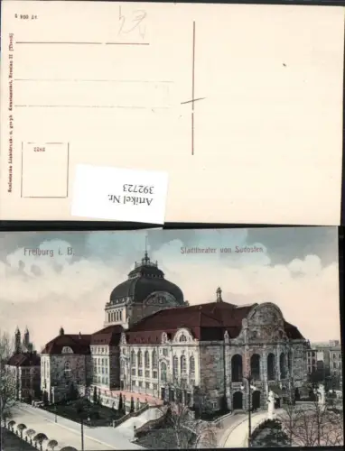 392723,Freiburg im Breisgau Stadttheater Theater Gebäude