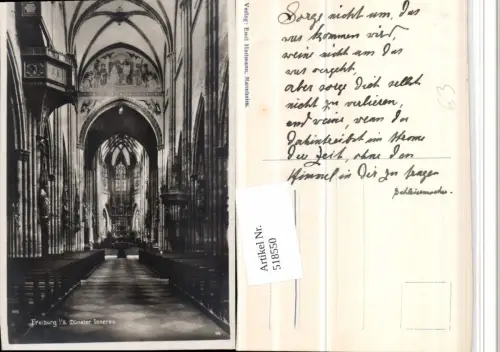 518550,Freiburg im Breisgau Münster Kirche Innenansicht