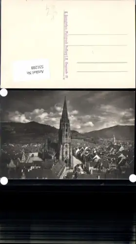 531288,Foto Ak Freiburg i. Breisgau Ansicht Kirche Dom pub E. Baumgartner