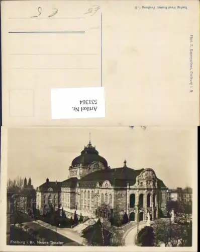 531364,Freiburg i. Breisgau Neues Theater