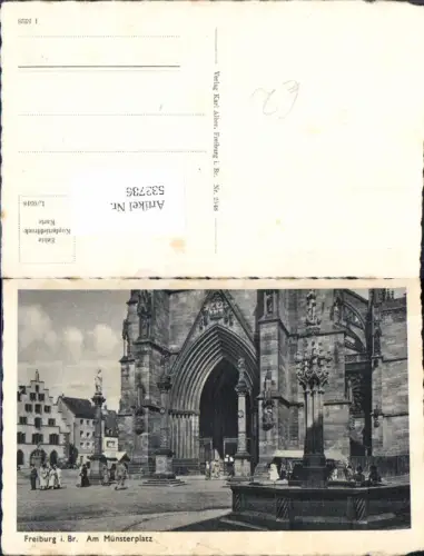 533786,Freiburg im Breisgau Münsterplatz