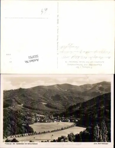 553751,Freiburg im Breisgau Günterstal Schauinsland