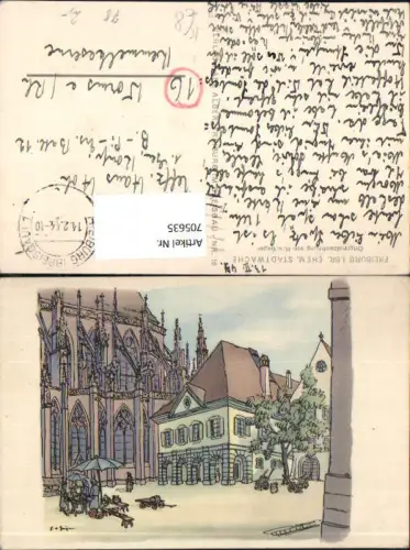 705635 Künstler AK H. v. Geyer Freiburg im Breisgau Stadtwache