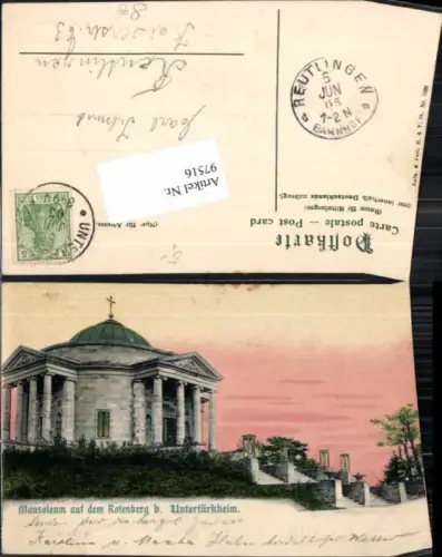 97516,Mausoleum a.d. Rotenberg b. Untertürkheim Stuttgart
