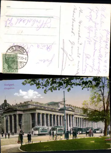 702334 Stuttgart Königsbau Tram Tramway Straßenbahn