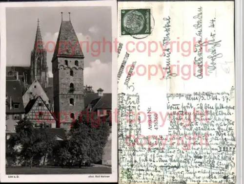 476360,Ulm an d. Donau Metzgerturm Turm