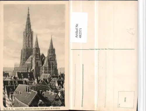 482571,Ulm an d. Donau Münster Kirche