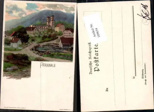 189654,Künstler Litho K. Mutter Frauenalb Marxzell pub Velten 40